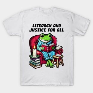 Literacy And Justice For All T-Shirt